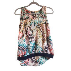 THE LIMITED Floral Sleeveless Blouse Size S
